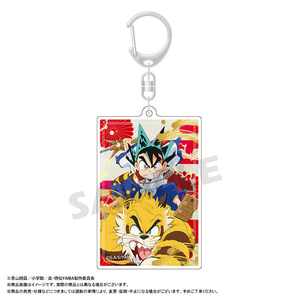 『真・侍伝YAIBA』スクエアキーホルダー A 鉄 刃&カゲトラ